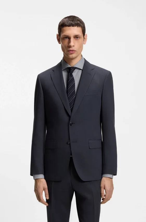Washable slim-fit jacket in stretch cloth Washable slim-fit jacket in stretch cloth