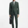 Washable slim-fit jacket in stretch cloth Washable slim-fit jacket in stretch cloth