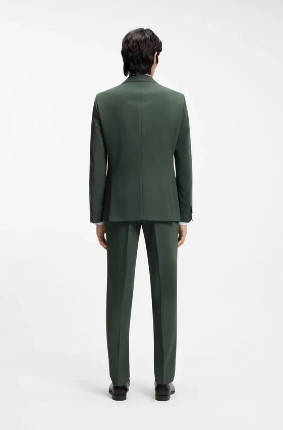 Washable slim-fit jacket in stretch cloth Washable slim-fit jacket in stretch cloth