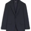 Washable slim-fit jacket in stretch cloth Washable slim-fit jacket in stretch cloth