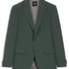 Washable slim-fit jacket in stretch cloth Washable slim-fit jacket in stretch cloth