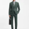 Washable slim-fit trousers in stretch cloth
