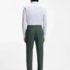 Washable slim-fit trousers in stretch cloth