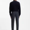 Washable slim-fit trousers in stretch cloth