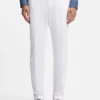 Washable slim-fit trousers in stretch cotton