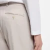 Washable slim-fit trousers in stretch cotton