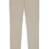Washable slim-fit trousers in stretch cotton