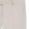 Washable slim-fit trousers in stretch cotton