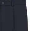Washable tapered-fit trousers in a wool blend
