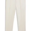Washable tapered-fit trousers in stretch fabric