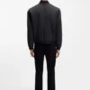 Water-repellent bomber jacket in cotton-touch fabric