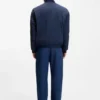 Water-repellent bomber jacket in cotton-touch fabric