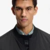 Water-repellent bomber jacket in cotton-touch fabric