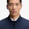 Water-repellent bomber jacket in cotton-touch fabric