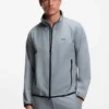 Water-repellent golf jacket in super-stretch poplin