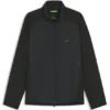 Water-repellent golf jacket in super-stretch poplin