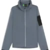 Water-repellent jacket in lightweight ripstop