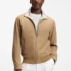 Water-repellent jacket with checkered collar Water-repellent jacket with checkered collar