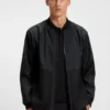 Water-repellent jacket with Double B monogram pattern