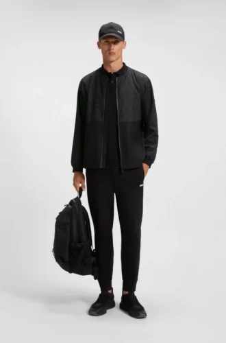water repellent jacket with double b monogram pattern 2 1 330x500 - Water-repellent jacket with Double B monogram pattern