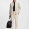 Water-repellent jacket with Double B monogram pattern