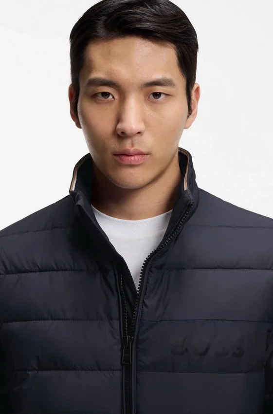 Water-repellent jacket with logo detail Water-repellent jacket with logo detail