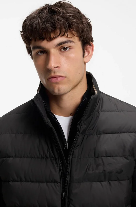 Water-repellent jacket with logo detail Water-repellent jacket with logo detail