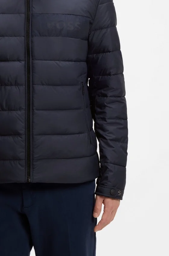 Water-repellent jacket with logo detail Water-repellent jacket with logo detail