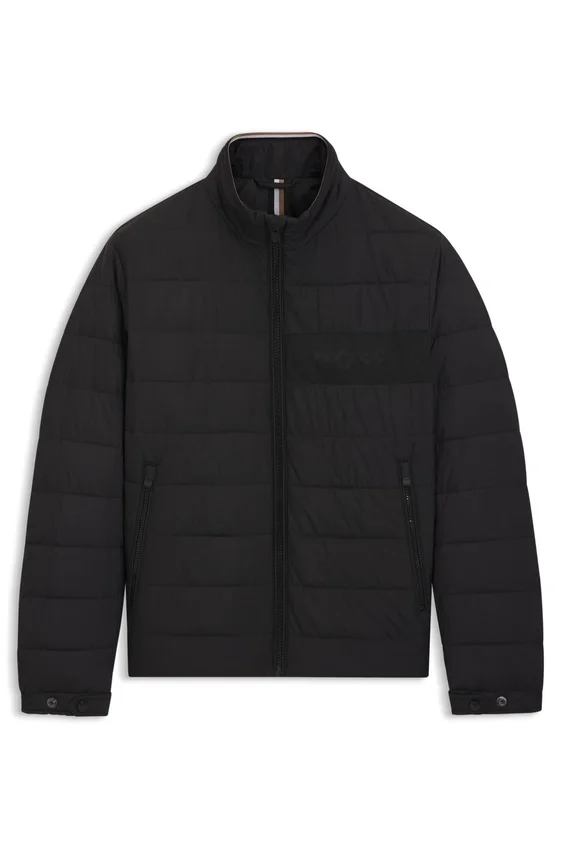 Water-repellent jacket with logo detail Water-repellent jacket with logo detail