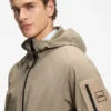 Water-repellent jacket with micro-waffle structure Water-repellent jacket with micro-waffle structure