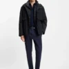 Water-repellent jacket with padded inner