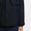Water-repellent jacket with padded inner