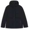 Water-repellent jacket with padded inner