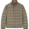 Water-repellent jacket with padded inner