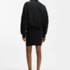 Water-repellent jacket with zipped sleeve pocket
