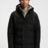 Water-repellent parka jacket with down filling Water-repellent parka jacket with down filling