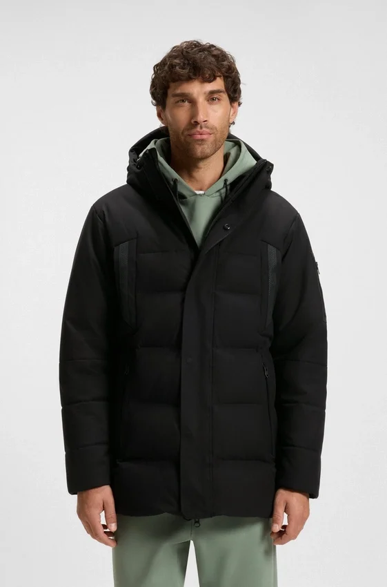 Water-repellent parka jacket with down filling Water-repellent parka jacket with down filling