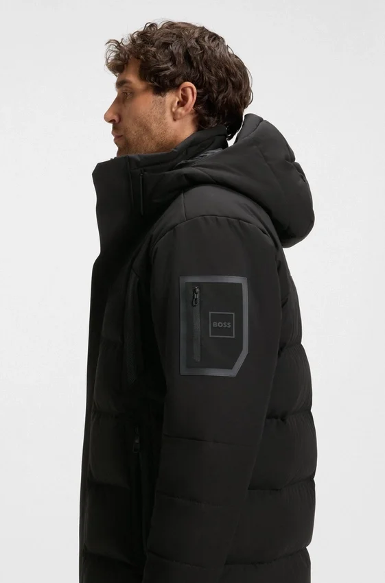 Water-repellent parka jacket with down filling Water-repellent parka jacket with down filling