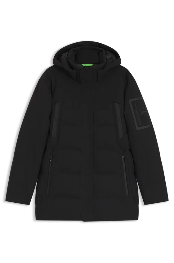 Water-repellent parka jacket with down filling Water-repellent parka jacket with down filling