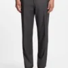 Water-repellent regular-fit trousers in virgin wool