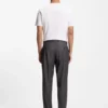 Water-repellent regular-fit trousers in virgin wool
