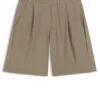 Water-repellent shorts in micro-waffle fabric
