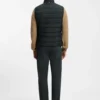 Water-repellent vest with logo detail