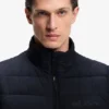 Water-repellent vest with logo detail
