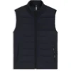 Water-repellent vest with logo detail