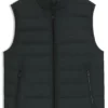 Water-repellent vest with logo detail