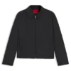 Waxed-cotton jacket in a regular fit