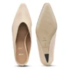 Wedge-heel mules in leather Wedge-heel mules in leather