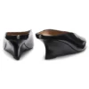 Wedge-heel mules in leather Wedge-heel mules in leather