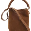 Whipstitched bucket bag in suede Whipstitched bucket bag in suede